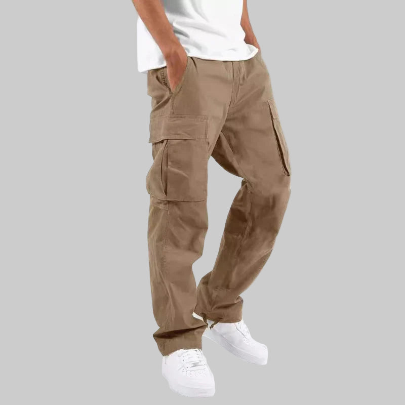 Drawstring Multi-Pocket Casual Cargo Pants