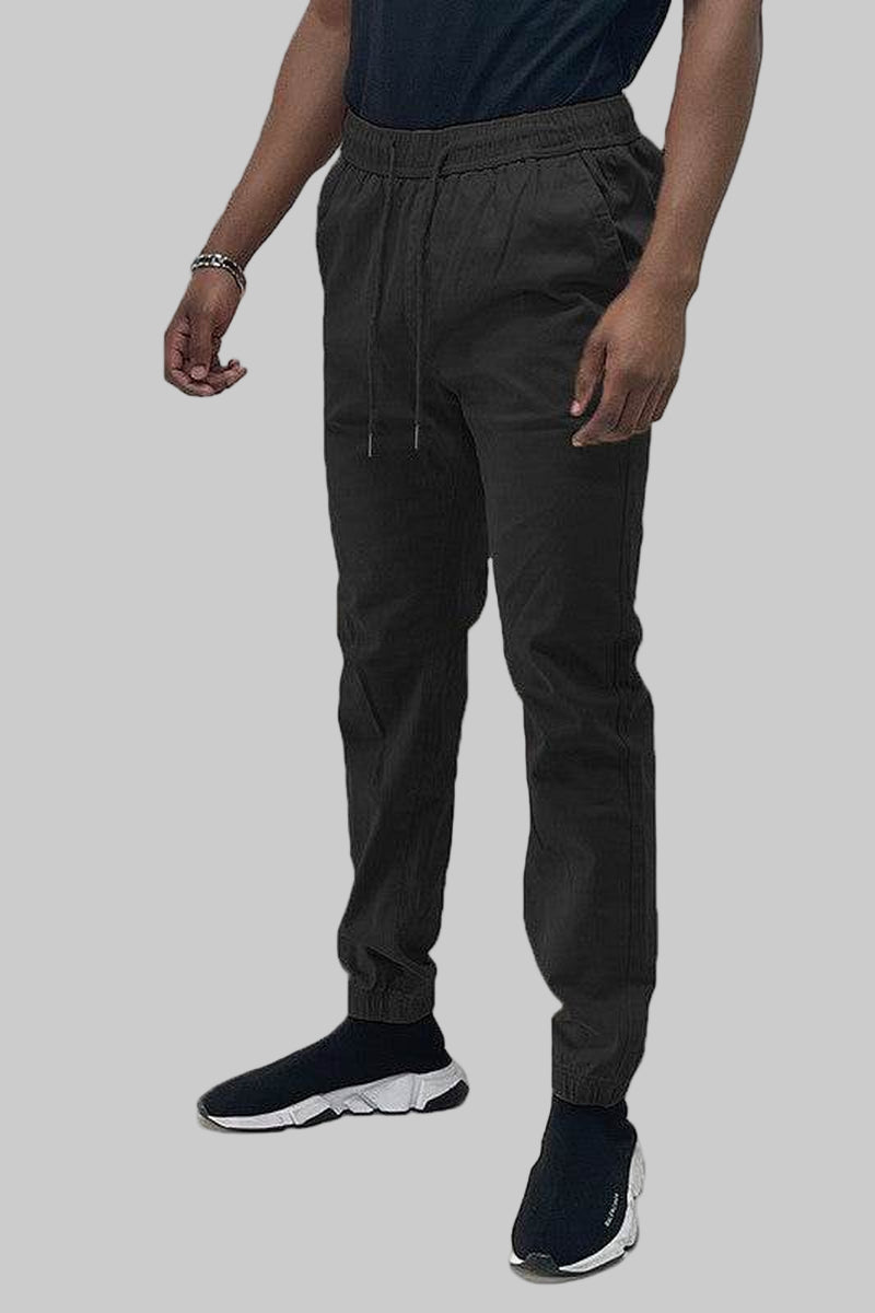 Weiv Mens Solid Stretch Cargo Jogger