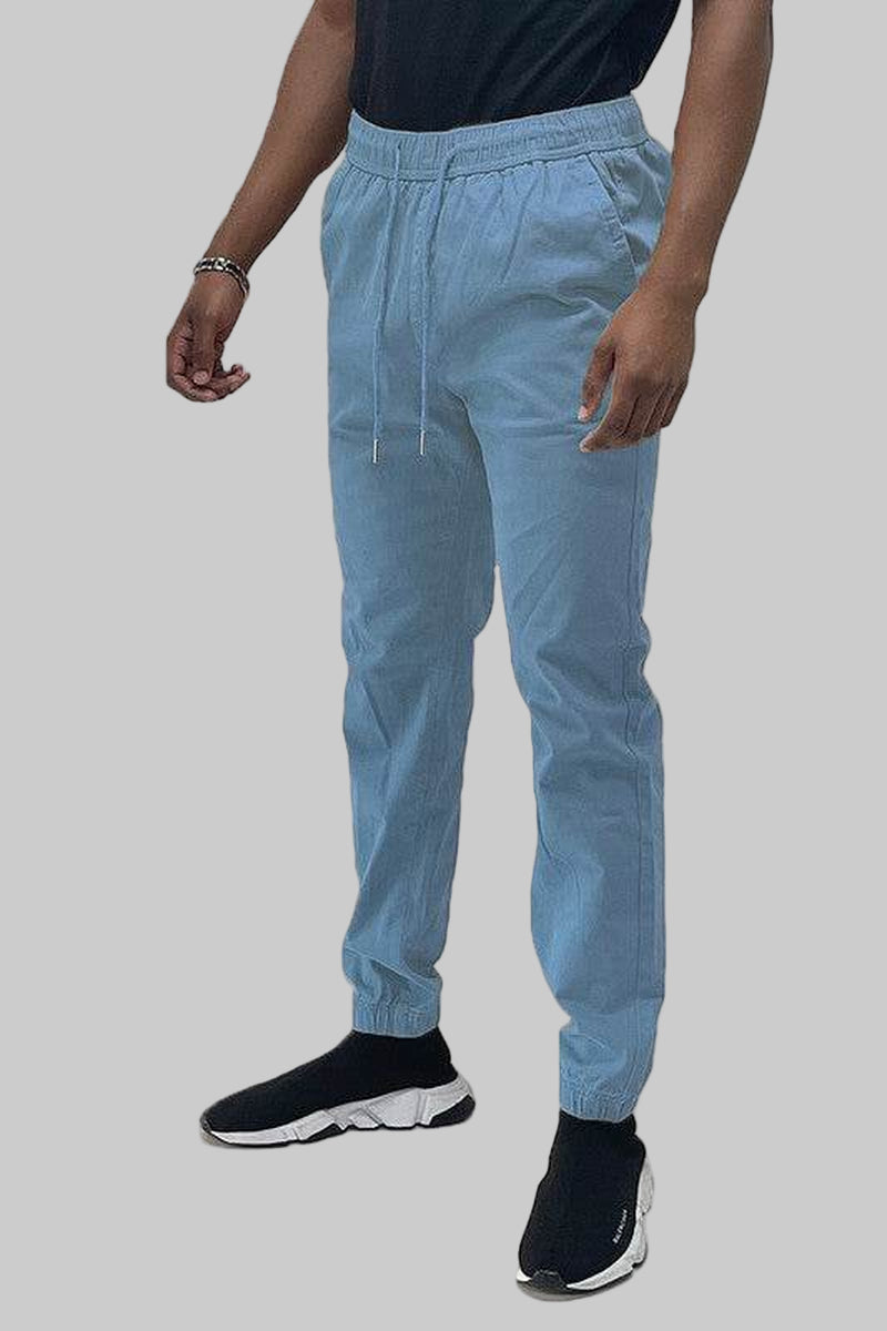 Weiv Mens Solid Stretch Cargo Jogger